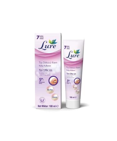 LURE Hair Removal Cream For All Skin Types 100 ml 3 Pieces