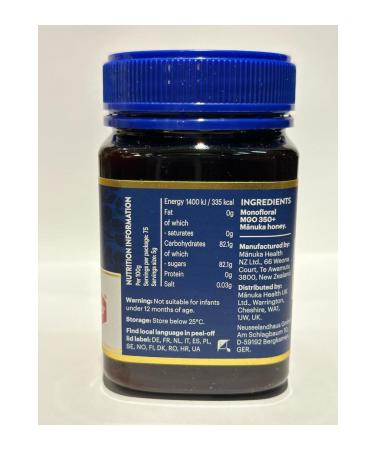 Manuka Health Manuka Honey 375g Economic Size - Buy Online on GoSupps.com