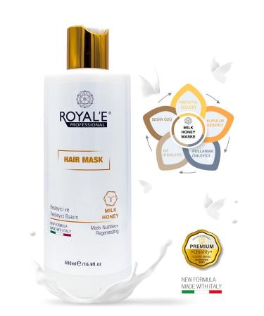 royale professional Hair Mask - Milk Honey Hair Mask 500ml - Buy Online on GoSupps.com