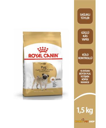 Royal Canin ROYAL CANIN PUG ADULT DOG FOOD 1.5KG