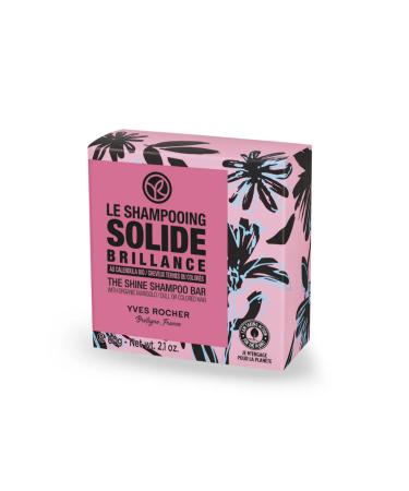 Yves Rocher Shine Solid Shampoo Lifeless Hair Brillance Organic Calendula 60 g