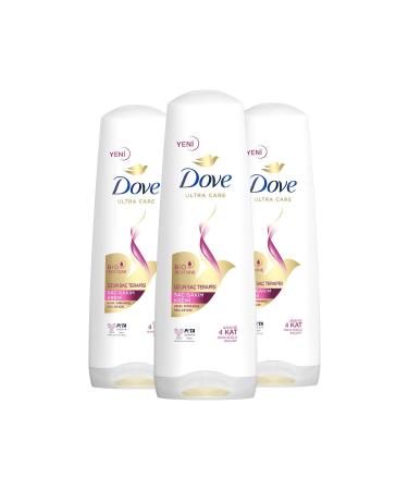 Dove Ultra Care Hair Care Conditioner Long Hair Therapy For Long Damaged Hair 350 Ml X3 - Buy Online on GoSupps.com