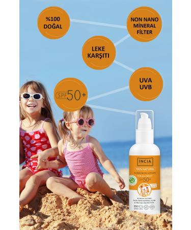 INCIA 0 Natural and Organic Tamanu Oil Sunscreen Lotion with Mineral Filter for the Whole Family +50 SPF 100 ml - Buy Online on GoSupps.com