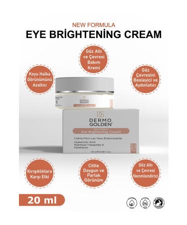 DG DERMO GOLDEN Under Eye and Surroundings Care Cream Effective Against Wrinkles Care Cream 20ml - Buy Online on GoSupps.com