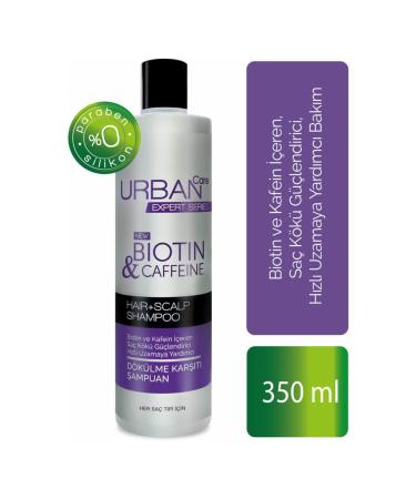 Urban Care Expert Series Biotin & Caffeine Anti-Hair Loss Shampoo 350ml - Buy Online on GoSupps.com