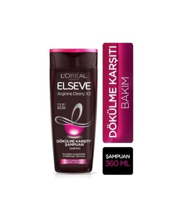 Elseve Loreal Arginine Resistance X3 Anti-Hair Loss Shampoo 360 ml - Buy Online on GoSupps.com