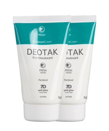 Deotak Fresh Cream Deodorant 2 pack