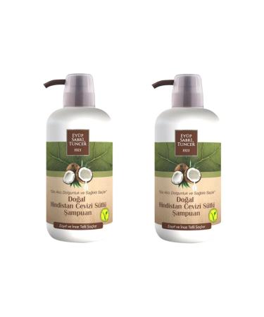 Ey p Sabri Tuncer Natural Coconut Milk Shampoo 600 Ml X 2 Pieces