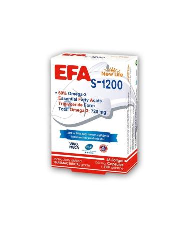 New Life Newlife Efa Omega3 S-1200 45 Capsules