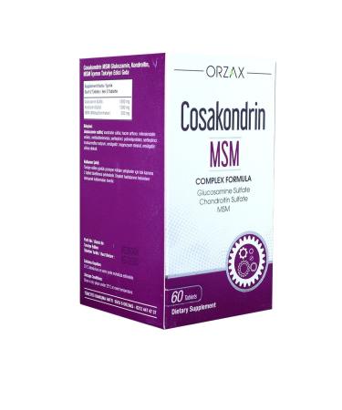Cosakondrin Msm 60 Tablets Lime Joint Bone - Buy Online on GoSupps.com