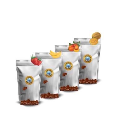 Coffee Sandal Four Fruit Flavored Turkish Coffee - 4 X 100 Grams