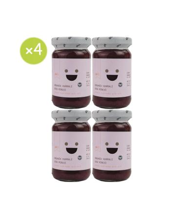 OG natural 4-pack Organic Date Plum Puree 105 Gr +6 Months
