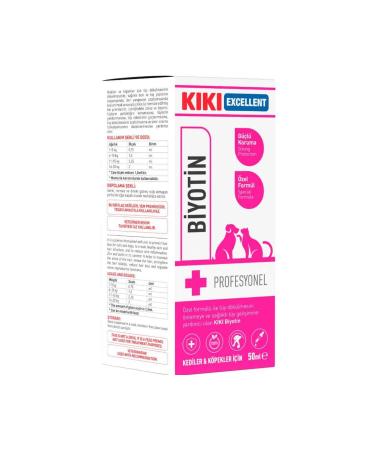 Kiki Kiki Excellent Biotin Syrup For Cats And Dogs 50 Ml