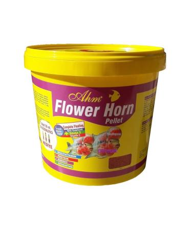 usmtekno Flower Horn Fish Food Bucket Split 1.5 KG In Its Original Package