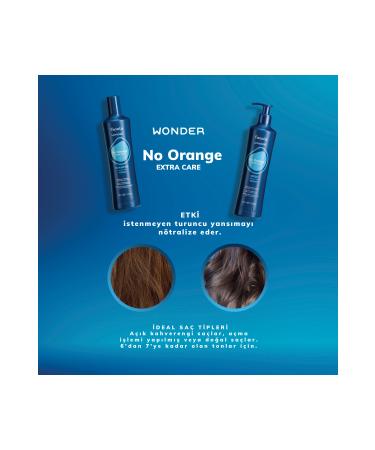 Fanola Wonder No Orange Blue Shampoo 350ml - Buy Online on GoSupps.com