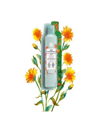 Yves Rocher Cleansing Milk - Anti-Wrinkle Pur Calendula Nourishing for Mature Skin - Prebiotic