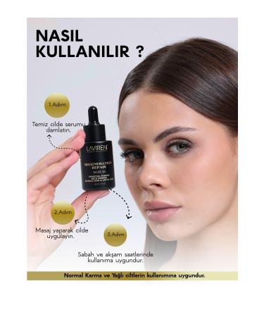 Laviren Skin Renewal and Repair Care Serum Gold Powder & Charcoal & Glycolic Acid 30 ml - Buy Online on GoSupps.com