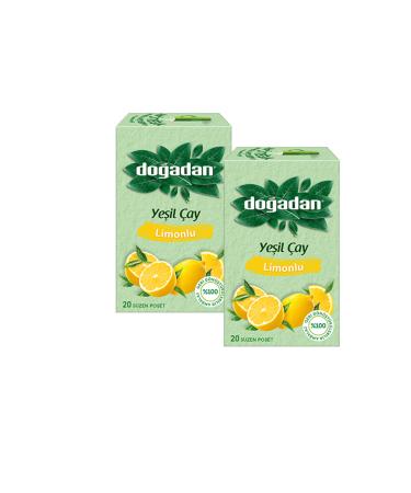 Do adan GREEN TEA WITH LEMON 20 FILTER BAGS 2 PACKAGES