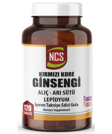 Ncs Korean Red Ginseng 120 Tablets Hawthorn Royal Jelly Coenzyme Maca Root L Arginine Special Formula for Men