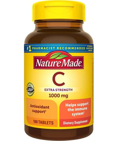 Nature Made Extra Strength Vitamin C 1000 mg 100 Tablets