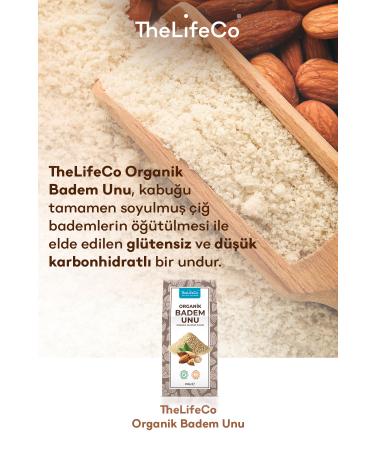 TheLifeCo Organic Almond Flour 250g (GLUTEN-FREE VEGAN) - Buy Online on GoSupps.com
