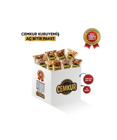 CEMKUR NUTS Open and Finish Package Mixed Nuts - 22 Packs 880gr