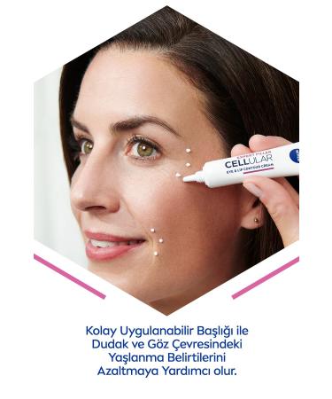 NIVEA Hyaluron Cellular Filler Firming and Anti-Aging Eye Care Cream 15 ml - Buy Online on GoSupps.com