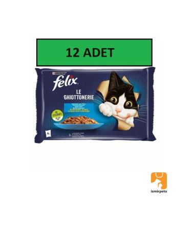 FELIX FELIX Felix Multipack Salmon and Tuna 4x85 gr 12 Adult Cat Wet Food