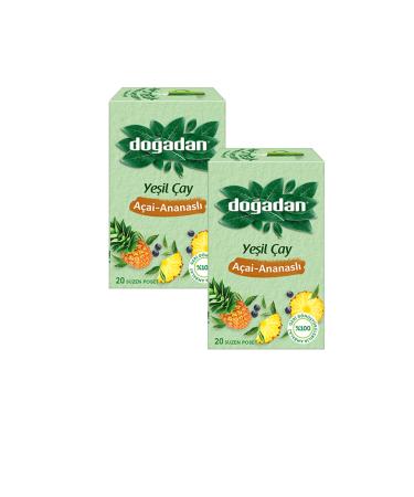 Do adan GREEN TEA A AI-PINEAPPLE 20 STRAINING BAGS 2 PACKS