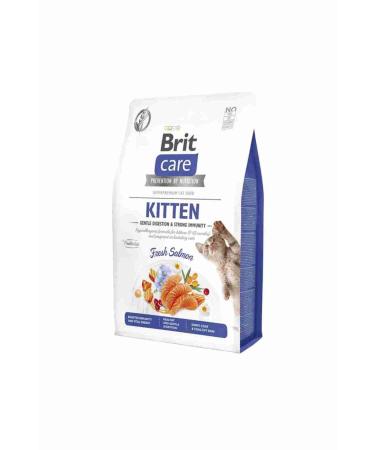 Brit Care Kitten Gentle Digestion & Strong Immunity Grain-Free Salmon Kitten Food 2 Kg