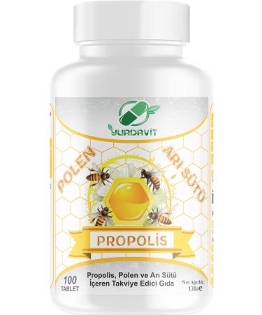 Yurdavit Propolis Pollen Royal Jelly 100 Tablets