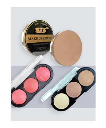 MT Blush highlighter and concealer 3 piece set