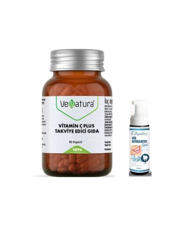 Venatura Vitamin C PLUS Food Supplement 60 Capsules - Teeth Whitening Foam