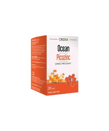 Ocean Picozinc 30 Tablets Helping to Protect Normal Hair Nails Bones