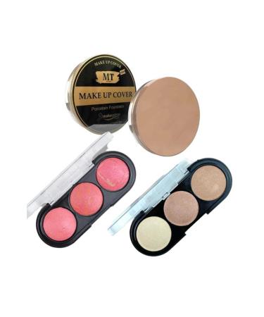 MT Blush highlighter and concealer 3 piece set