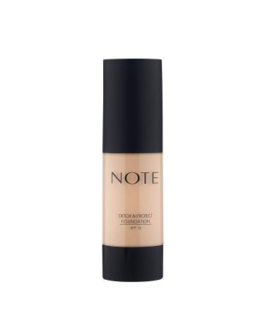 Brand NOTE FOUNDATION DETOX&PROTECT SPF15-35ML-01 beige