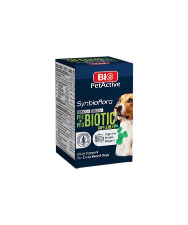 Bio PetActive Bio Pet Active Synbioflora Probiotic Supplement Tablet for Small Breed Dogs 30 Gr 60 Pieces