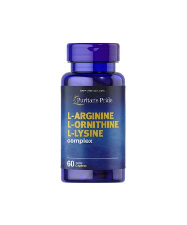 Puritan's Pride L-arginine L-ornithine L-lysine Complex 60 Tablets