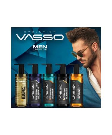 Vasso Men Anti Hair Loss Shampoo - Pro Active Shampoo 370 ml - Buy Online on GoSupps.com