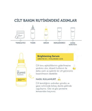 The Purest Solutions Brightening and Blemish Reducing Arbutin Skin Care Serum 30 Ml - Buy Online on GoSupps.com