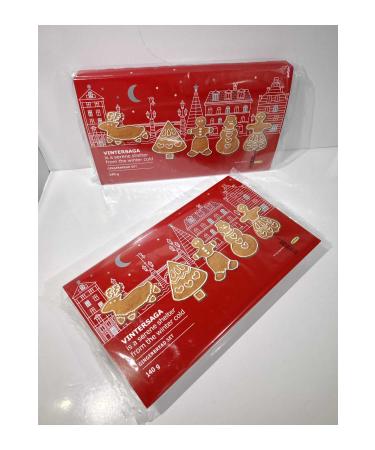 IKEA New Year 2-Piece Gingerbread Figured Cookie Set 140 gr