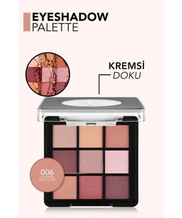 Flormar Compact 9-Pack Eyeshadow Palette | 006