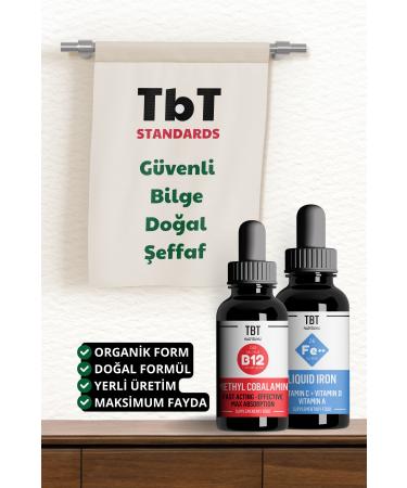 Tabitat Natural Iron + B12 Drops Super Duo Set - Iron + Vitamin B12 + Vitamin Cda - Buy Online on GoSupps.com