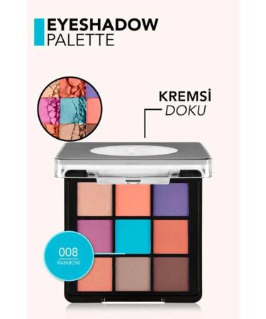 Flormar Compact 9-Pack Eyeshadow Palette | 008
