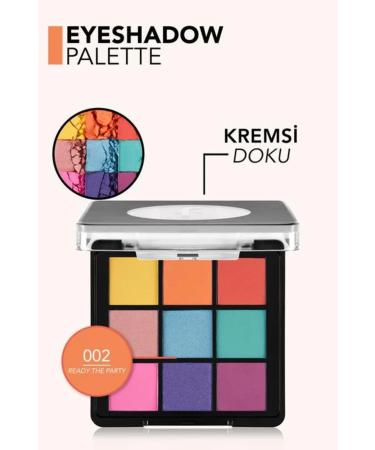 Flormar Compact 9-Pack Eyeshadow Palette | 002