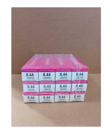 Neva Color TUBE HAIR DYE 8.44 CINNAMON COPPER X 12 PIECES