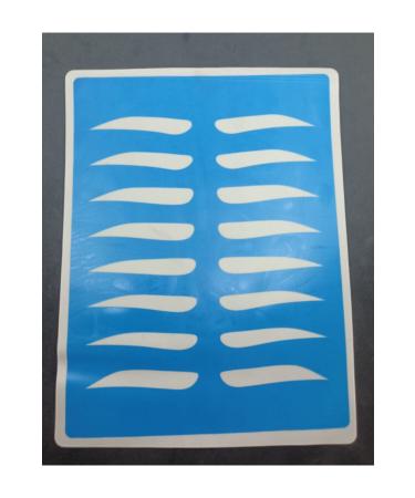 NEF Latex Working Leather Blue Eyebrow Shaped 5 Pieces