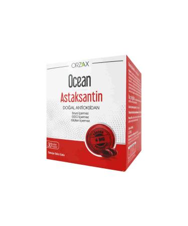 Ocean Astaxanthin 30 Capsules Natural Antioxidant Supplementary Food