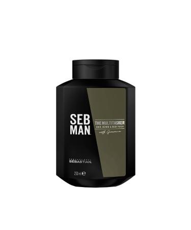 Sebastian The Multi-Tasker 3 in 1 Hair Beard and Body Shampoo 250ml