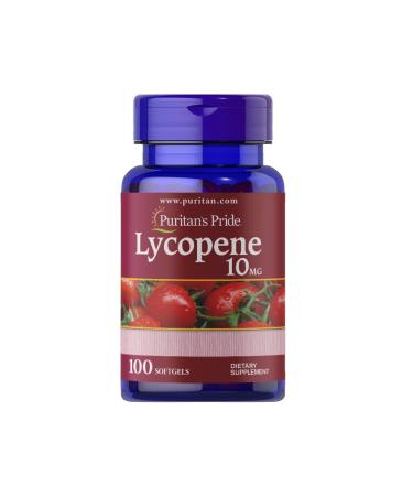 Puritan's Pride Lycopene 10 Mg 100 Capsules